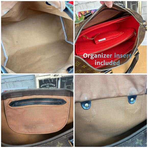 Louis Vuitton Speedy 35 Vintage Custom dyed leather CUTE - Picture 14 of 16